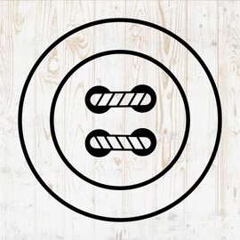 6 in Sewing Sticker - Machine Scissors Clothing Needle Iron - Vinyl Decal for Wall Car Home Bike Bottle Phone Laptop DWSV2497