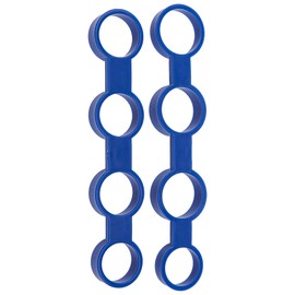 2Pcs Yootones Guitar Finger Expansion Sleeves Finger Force Span Tool Compatible with Ukulele Piano Saxophone Beginner (Blue)