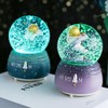 Crystal Ball Astronaut Glitter Ball Music Light Music Box Pink
