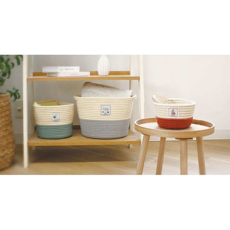 Tees Factory MO-5545278LN Moomin Rope Basket L/Nyoro H235 x φ12.6
