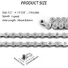 Bicycle Chain 9 Compartments Stainless Steel Single Speed Bicycle Chain