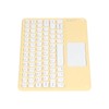 Touch Wireless Keyboard Round Keycaps Ergonomic Design Ultra Thin Smart