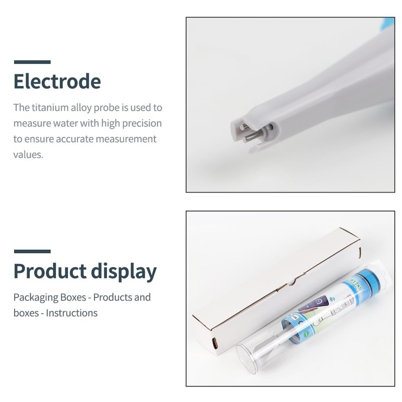 B-Qtech Digital Water Quality Tester 5 in 1 TDS/EC/Salt/S.G/Temp Temp,Water