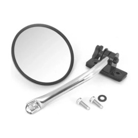 Rugged Ridge 97-18 Jeep Wrangler TJ JK JKU Round Quick Release Mirror Relocation Kit Dr & Pas