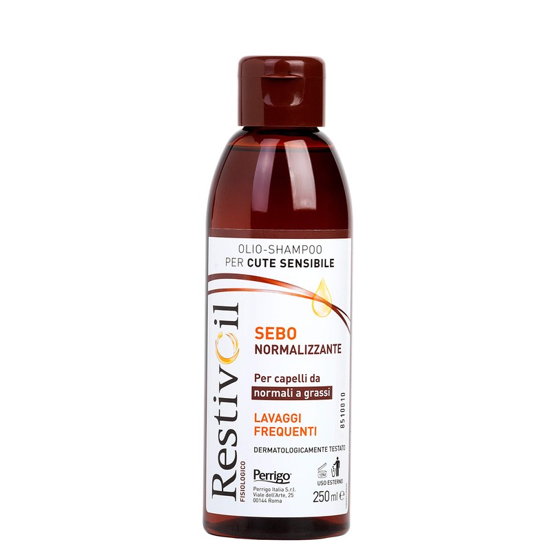 Restivoil Physiological Sebonormalising Oil Shampoo for Sensitive Skin and for