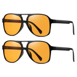 TIANYESY Classic Vintage Aviator Sunglasses for Women Men Large Frame Retro 70s Sunglasses