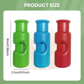 HINNVCL 12 Pcs Bag Clips Chip Clips Bag Clips Food Clips, New Squeeze Clips for Chips and Other Food Bags, Grip Sticks Bag Sealers, Snack Bread Closure Clip, Plastic Sealing Clip for Bread