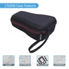 LTGEM Hard Travel Travel Case for Brother P-Touch PTH110 /
