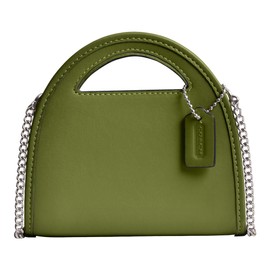 Coach Top Handle Card Case, Dark Lime