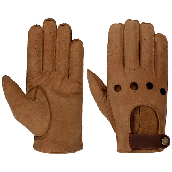 Stetson Vented Leather Gloves - Men's - Finger Gloves Made