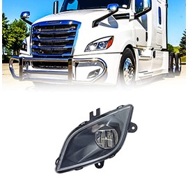 Torque Driver Left Side LED Fog Light Lamp Replacement for 2018 2019 2020 2021 2022 Freightliner Cascadia semi Trucks [Included All Bulbs] Assembly DOT SAE Approved LH (TR437-L)