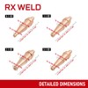 RX WELD 1-101 Acetylene Cutting Torch Tips, Size 0-3, Fit