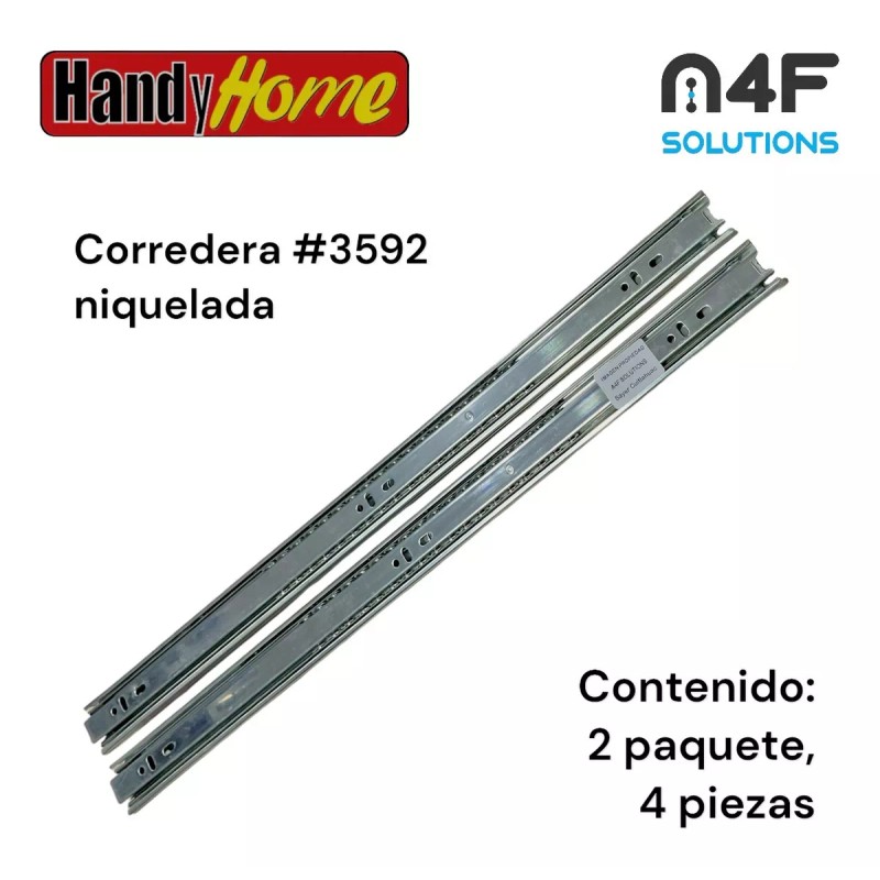 Handyhome Corredera Cajón Handy Home 55 Cm X 3.5cm 2paquetes
