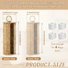 Geiserailie 4 Mega Rolls Extra Seagrass Toilet Paper Storage, Wicker