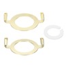 YOKIVE E27 E26 Lamp Harp Saddle Base, 1 Set 1.7"/1.4"