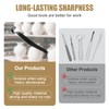 Double-Ended Pottery Trimming Tools, Stainless Steel Ceramic Tools-Durable, Rust-Resistant &