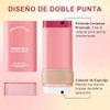Rubor Multifuncional en Crema con Esponja Incorporada, 3 en 1