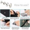 240 x Snap Fastener Kit, BetterJonny 15 mm Heavy Duty
