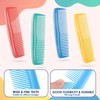 4 Pieces Hair Combs Plastic Pocket Combs Fine and Standard