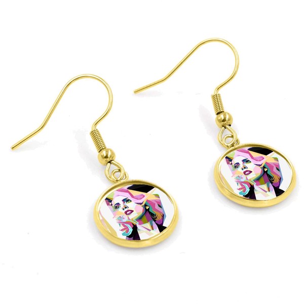 Pop Princess Vol III Drop Dangle Earring, Gold