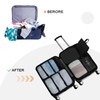 Vercord 8 Set Travel Packing Cubes Luggage Organizers Cubes for