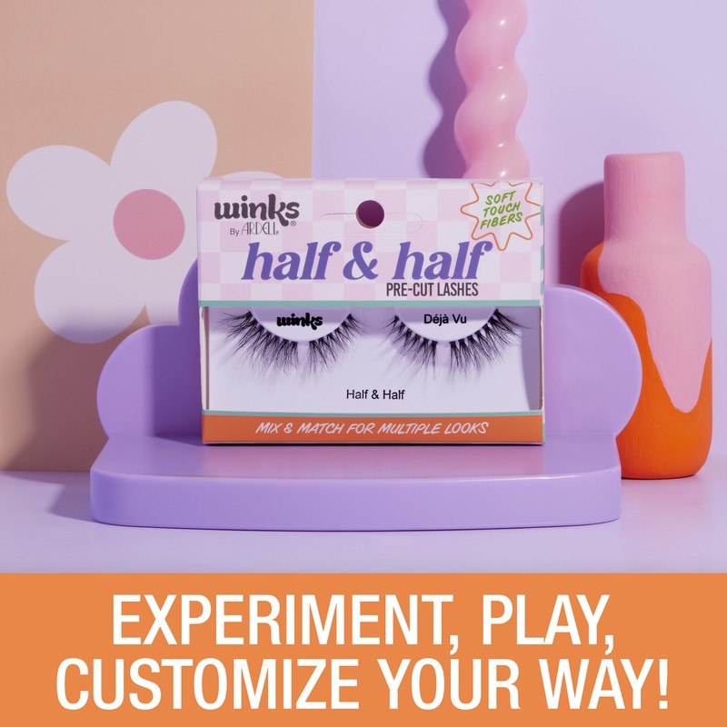 Ardell Winks Half & Half Pre-Cut Lashes, Déjà Vu -