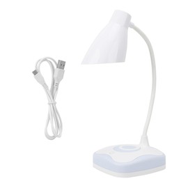 3 Levels Touch Control USB Charging Eyeshield Multifunctional 2 in 1 LED Table Lamp Night LightBlue