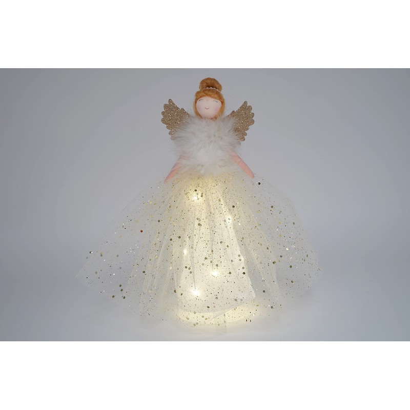 CGB Giftware | Large Christmas Light Up Angel Tree Topper