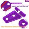 Purple Door Hinge Cover Trim Exterior Accessories for 2007-2018 Jeep