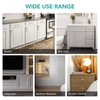 HOME EDIT 5 Pack Gold Square Kitchen Cabinet Handles 12-3/5
