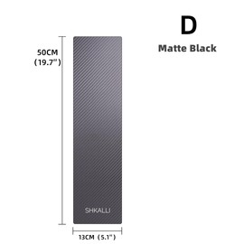 Balayage board from SHKALLI, a hair coloring tool for professional salons and hairdressers - hair coloring board coloring dyeing board.(Matte Black)(Matte D130500TY5)