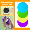 Rubber Jar Opener Pads Set of 4, Round Heat-insulated Non-Slip