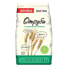 Elmika Crunchy Wheat Bran with Jerusalem Artichoke Topinambur 7.05oz/200g Breakfast Dietary Healthy Cereal