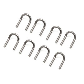 Sourcingmap 8pcs Universal U Shaped Motorcycle Exhaust Pipe Muffler Pull Hooks