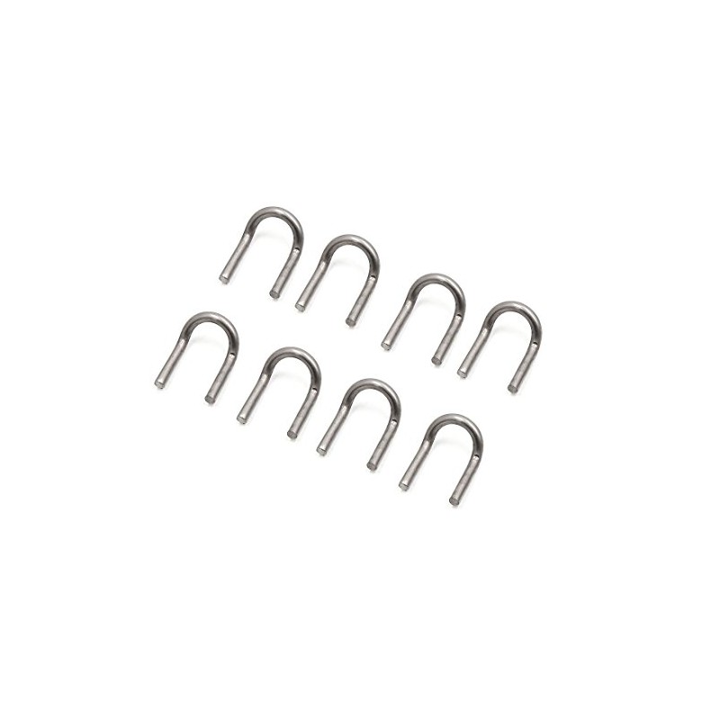 Sourcingmap 8pcs Universal U Shaped Motorcycle Exhaust Pipe Muffler Pull