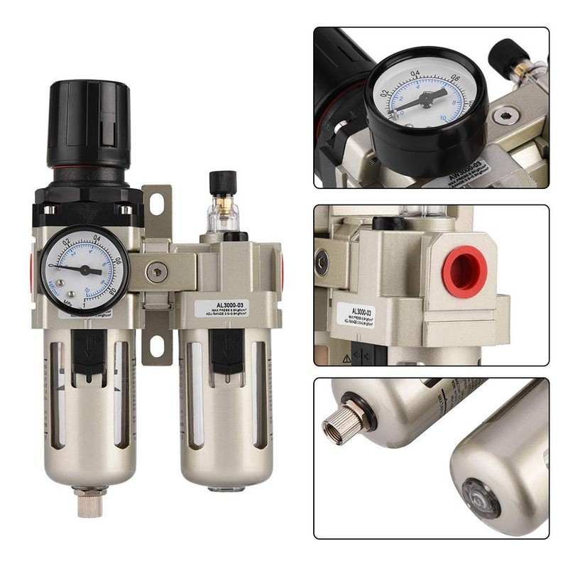 Air Dryer, Air Pressure Regulator, AC3010-03 Aluminum Alloy Compressed Air