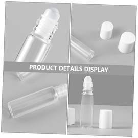 FRCOLOR Sets Roller Bottle Set Toiletry Kit Essential Oil Travel Bottles Ml Empty Leakproof for Natural Oils Pcs