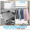 Pants Hangers Non Slip, 30 Pack Velvet Hanger for Closet