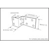 QCAA Heavy Duty Durable Steel Chest Hinge for Box, Door