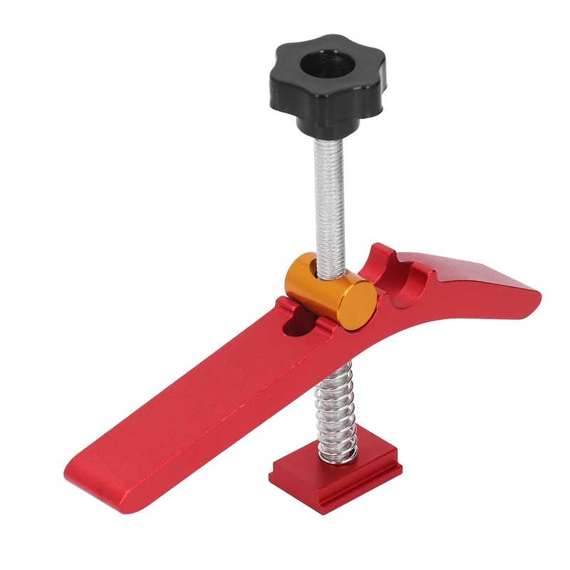 Woodworking T Track Hold Down Clamp Workbench Adjustable Chute Aluminum
