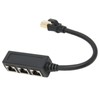 RJ45 Ethernet Adapter Cable Extension 1 to 3 Port Excellent