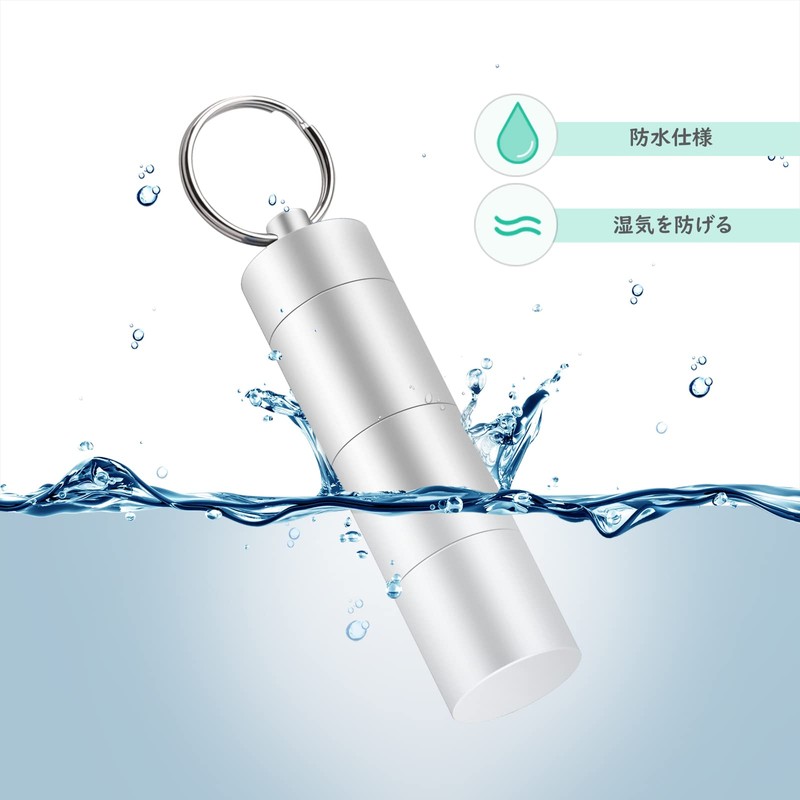 Opret Portable Waterproof Nitro Pill Case, 3 Times a Day,