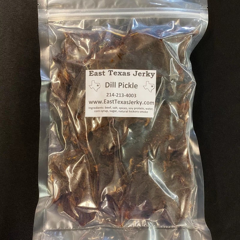 East Texas Beef Jerky Dill Pickle Flavor 1 LB
