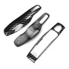 Key Chain Trim, 3pcs/Set ABS Carbon Style Car Key Cover