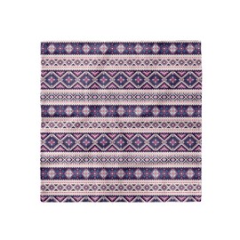 Ambesonne Aztec Headscarf, Aboriginal Geometric Pattern, Hijab Scarf, 21" X 21"