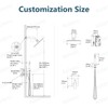 Aolemi Shower Faucet Set, High Pressure Shower System with 2-in-1