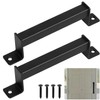 BATENGKEJI 2 Pcs Black Sliding Door Handles, Pull Handle, Pull