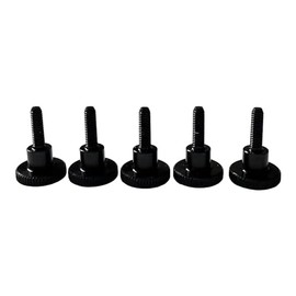 PrecisionGeek - Thumb Screws DIN 464 Aluminum M3 x 10mm Black Anodised 5pcs