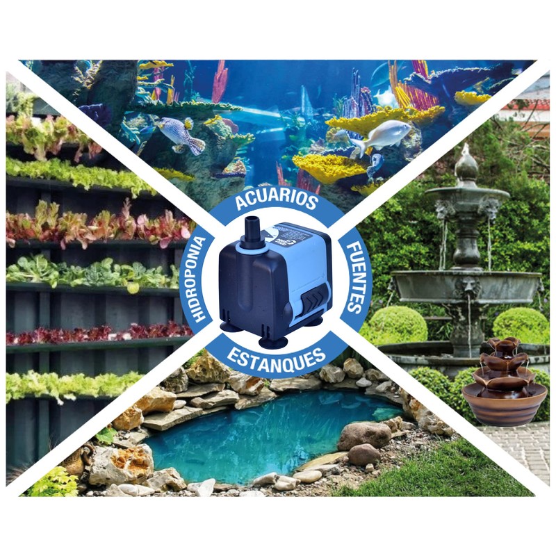 AQUASUB 4207 Bomba Agua 450 L/H .90M 6.5W