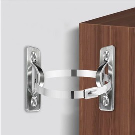 Furniture Straps, Baby Proofing Anti-Tip Metal Furniture Anchor Straps kit, Pet Protecting Falling Furniture Prevention Device, Safety Furniture Wall Anchors